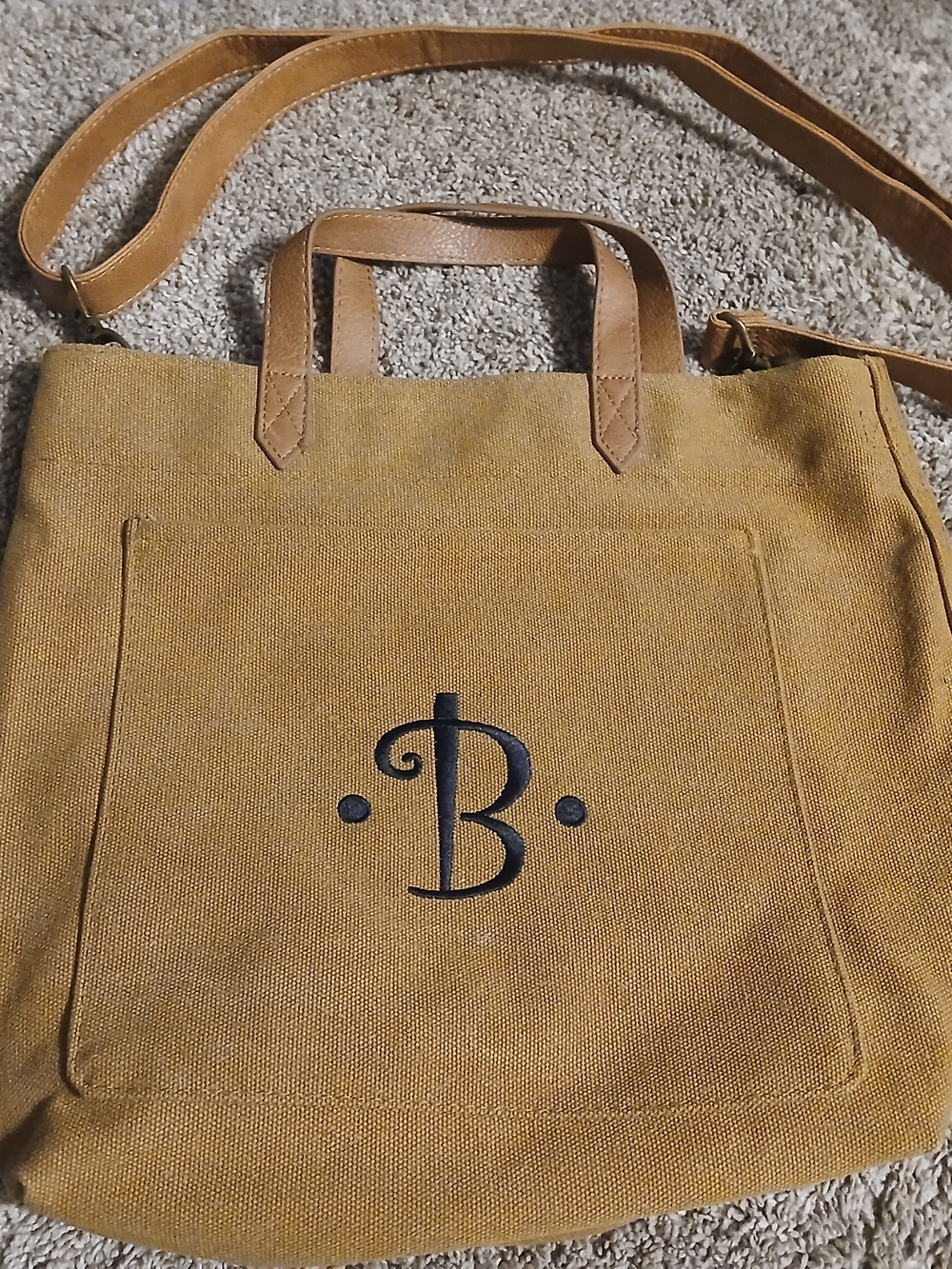 B. Monogram Canvas Crossbody Tote Thirty-one brand